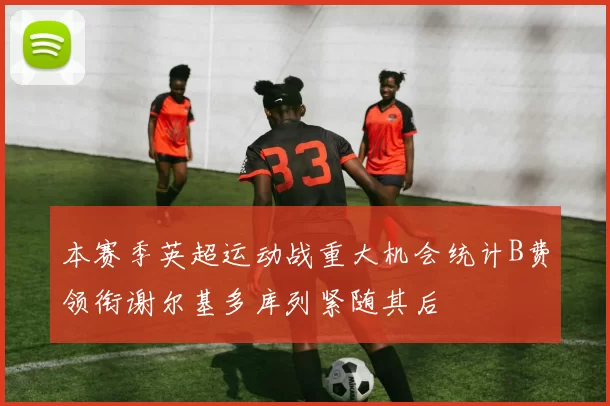 本赛季英超运动战重大机会统计B费领衔谢尔基多库列紧随其后